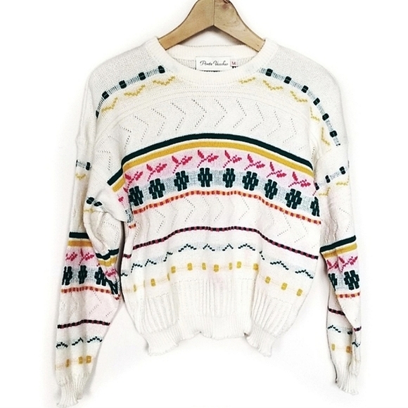 Vintage Irish-Made Crewneck Sweater Medium - Picture 1 of 6